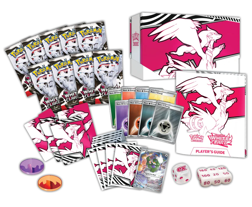 WHITE FLARE SCARLET AND VIOLET ETB (ESPAÑOL) POKEMON TCG