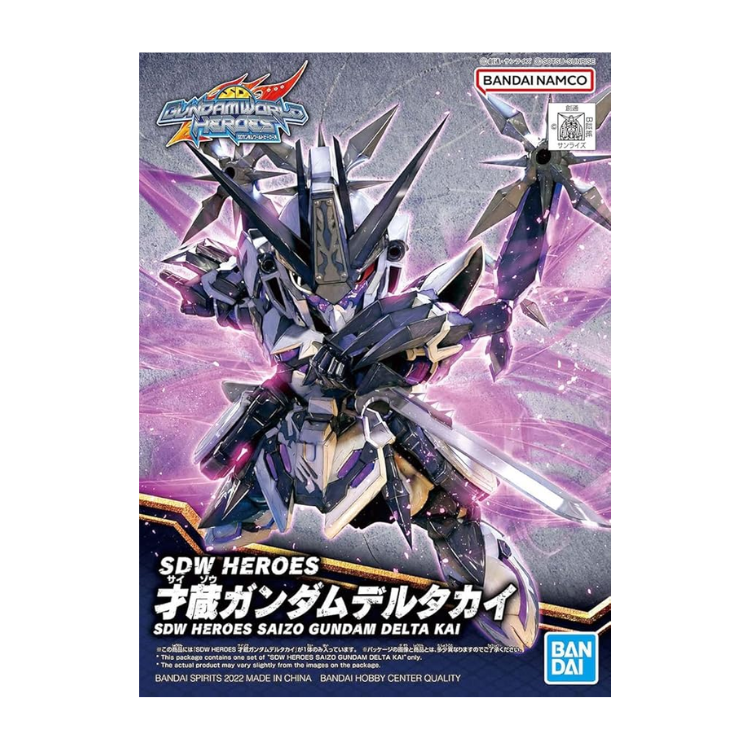 BANDAI HOBBY - SD GUNDAM WORLD HEROES - #22 SAIZO GUNDAM DELTA KAI