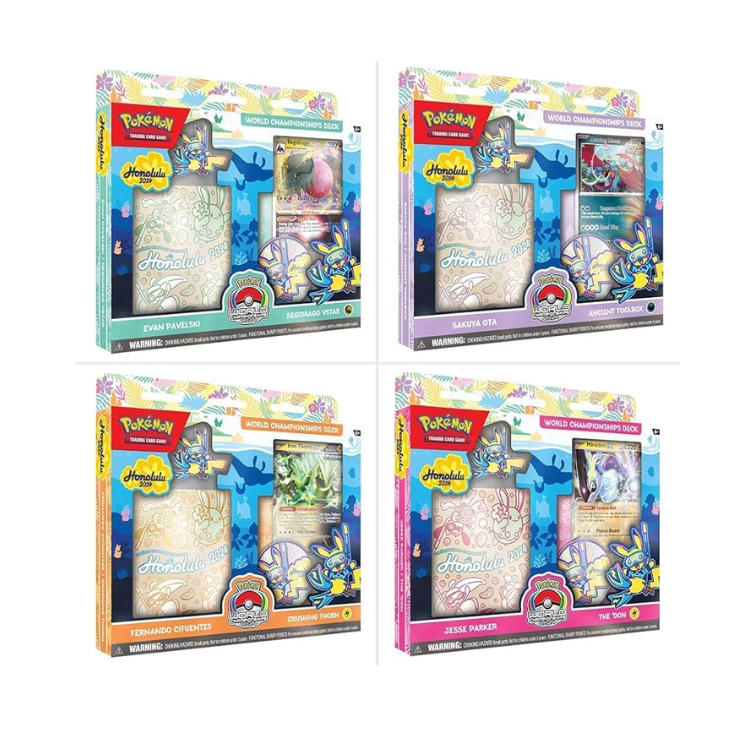 POKEMON 2024 WORLD CHAMPIONSHIP DECKS (INGLES, 1 UNIDAD) POKEMON TCG