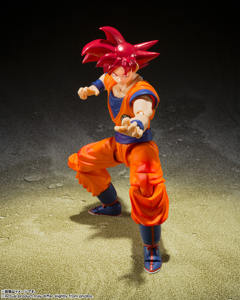 S.H.FIGUARTS DRAGON BALL SUPER SUPER SAIYAN GOD GOKU