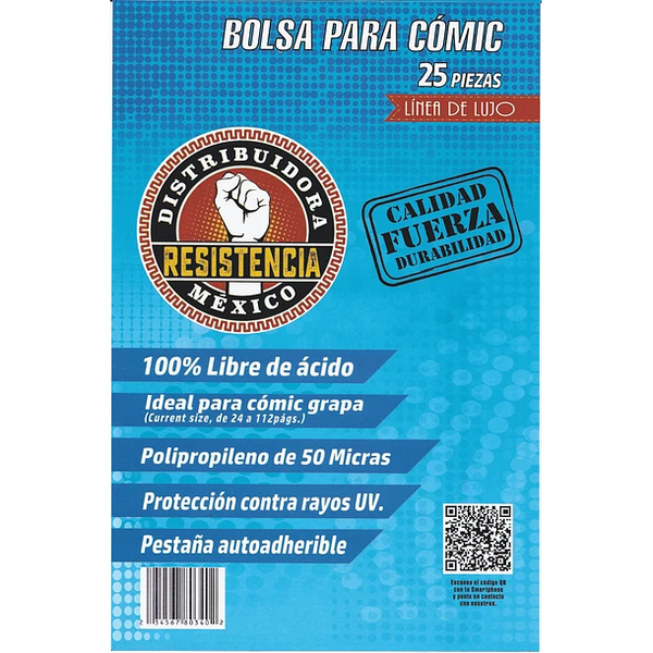 BOLSA COMIC LUJO 25 PZAS