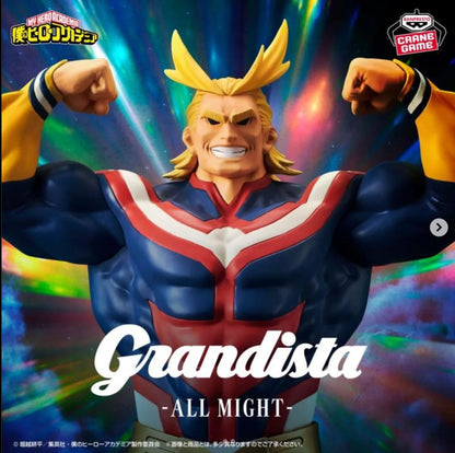 BANPRESTO GRANDISTA MY HERO ACADEMIA ALL MIGHT