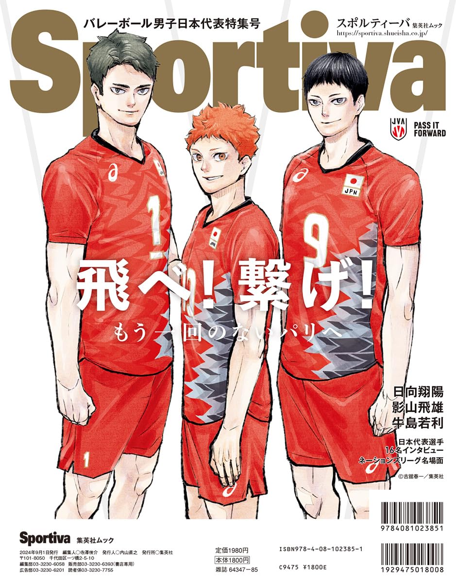 SPORTIVA JAPAN MAN´S VOLLEYBALL NATIONAL TEAM EDICIÓN ESPECIAL HAIKYUU!!