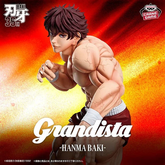 PREVENTA BANPRESTO - BAKI THE GRAPPER BAKI HANMA - GRANDISTA