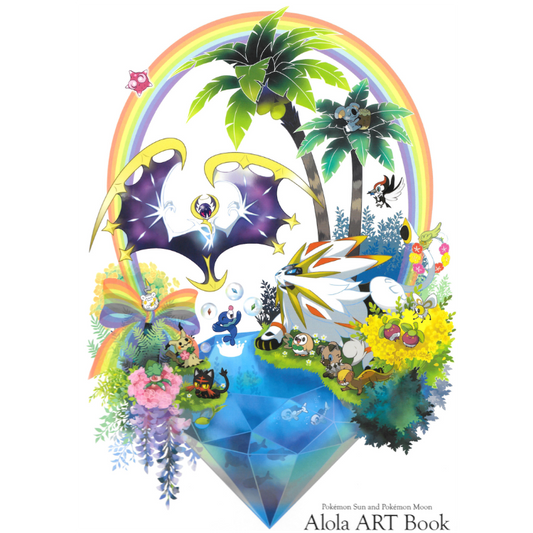 POKEMON ARTBOOK SUN AND MOON ALOLA