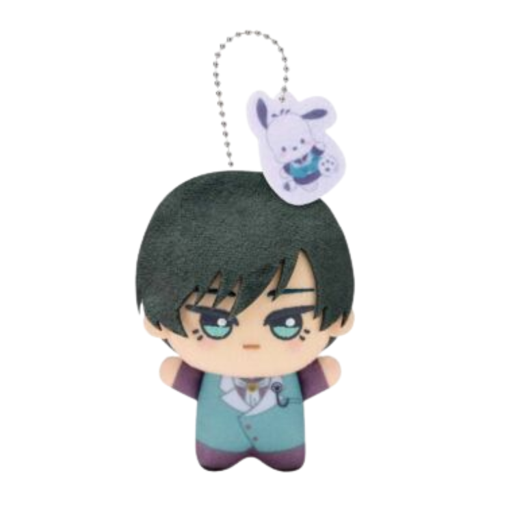 BANDAI MASCOT: BLUE LOCK X SANRIO PELUCHE RIN ITOSHI