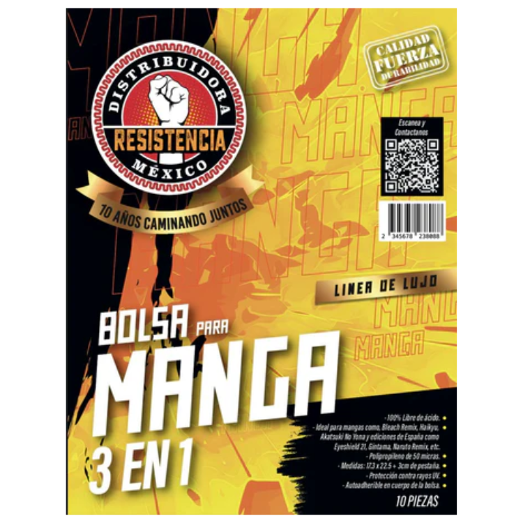 BOLSA MANGA 3 EN 1  (10 PIEZAS)