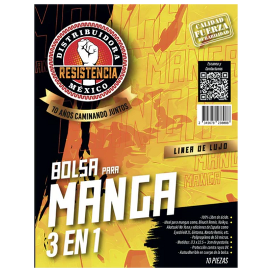 BOLSA MANGA 3 EN 1  (10 PIEZAS)