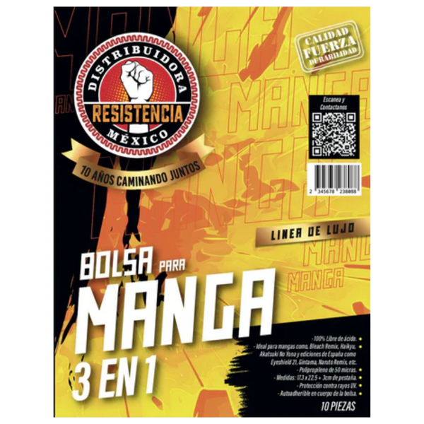 BOLSA MANGA 3 EN 1  (10 PIEZAS)