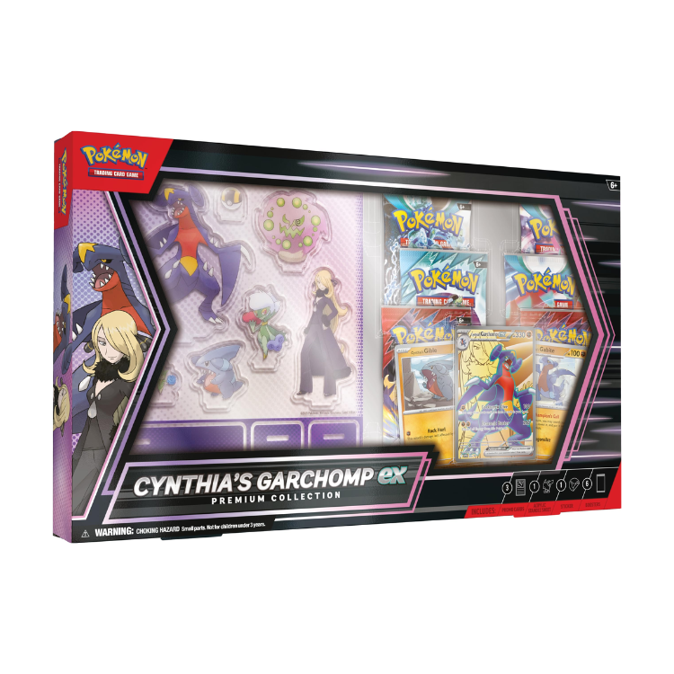 CYNTHIA’S GARCHOMP EX PREMIUM COLLECTION POKÉMON TCG (1 UNIDAD) (ESPAÑOL)