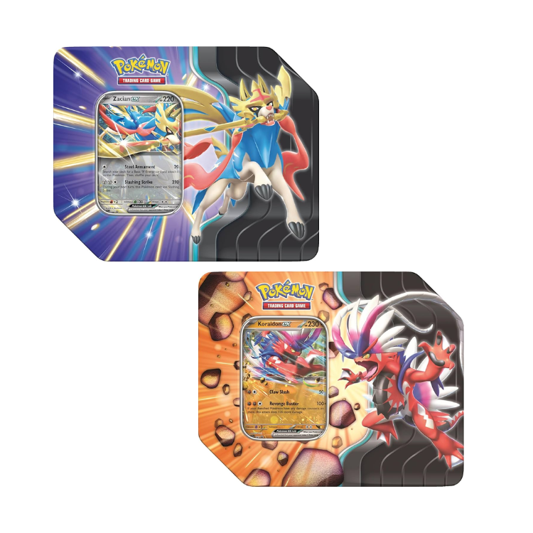 SLASHING LEGENDS TIN POKÉMON TCG (1 UNIDAD) (INGLES)