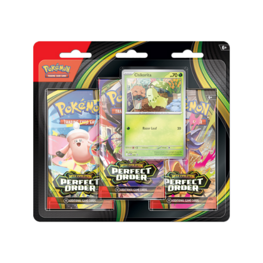 POKEMON TCG - PERFECT ORDER - 3 PACK BLISTER (INGLÉS)