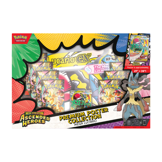 POKEMON TCG - ASCENDED HEROES -PREMIUM POSTER COLLECTION (ESPAÑOL)
