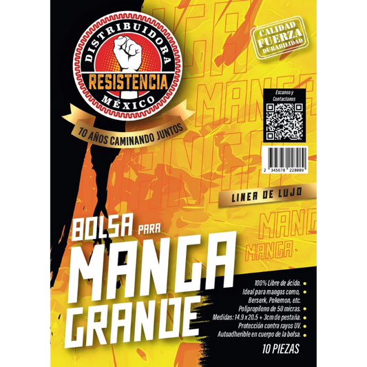 BOLSA MANGA GRANDE LUJO 10 PZAS