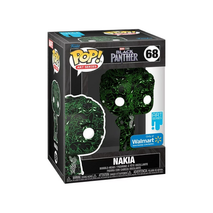 FUNKO POP! BLACK PANTHER - NAKIA (ART SERIES) WALMART EXCLUSIVE