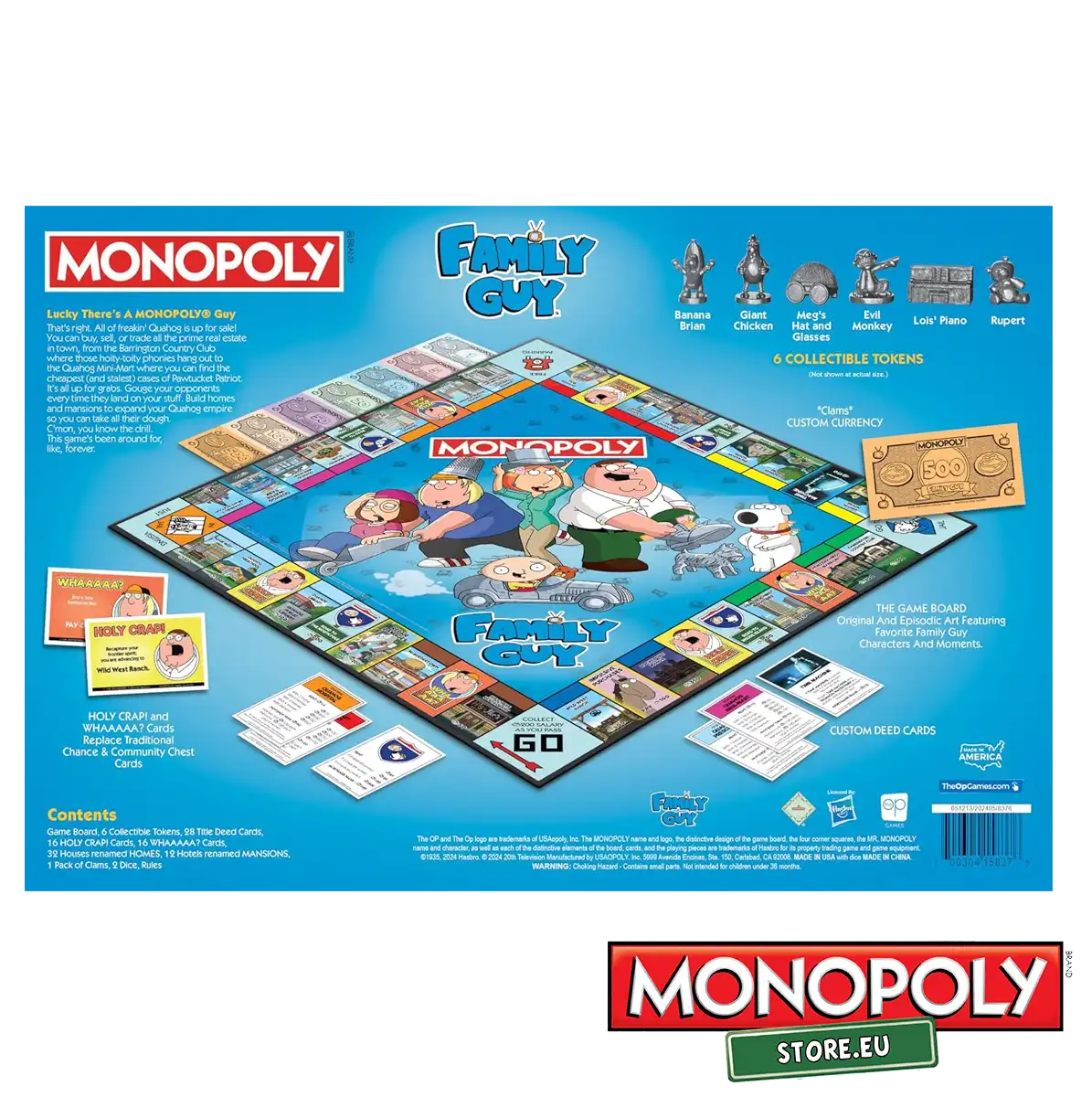MONOPOLY FAMILY GUY INGLÉS