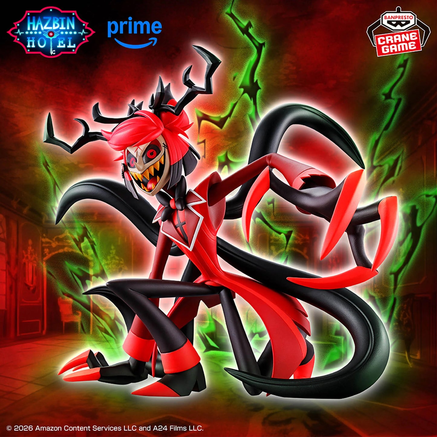 PREVENTA BANPRESTO HAZBIN HOTEL ALASTOR RADIO DEMON