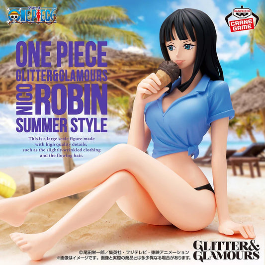 PREVENTA BANPRESTO ONE PIECE - NICO ROBIN SUMMER STYLE VER. GLITTER & GLAMOUR