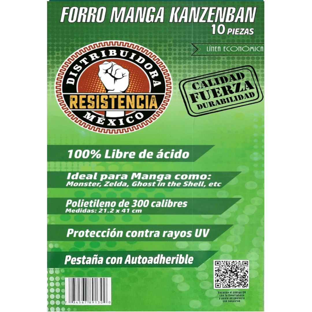 FORRO MANGA KANZENBAN 10 PZAS