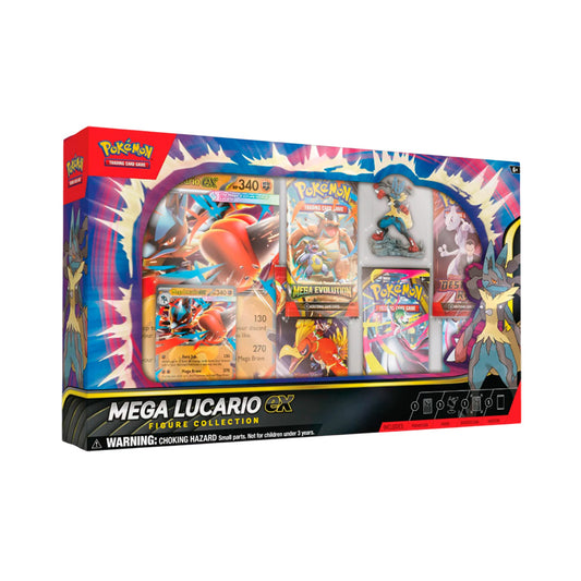 POKEMON TCG - MEGA LUCARIO EX FIGURE COLLECTION (ESPAÑOL)