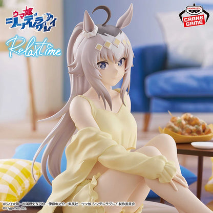 PREVENTA BANDAI - UMA MUSUME PRETTY DERBY CINDERELLA GRAY OGURI CAP - RELAX TIME