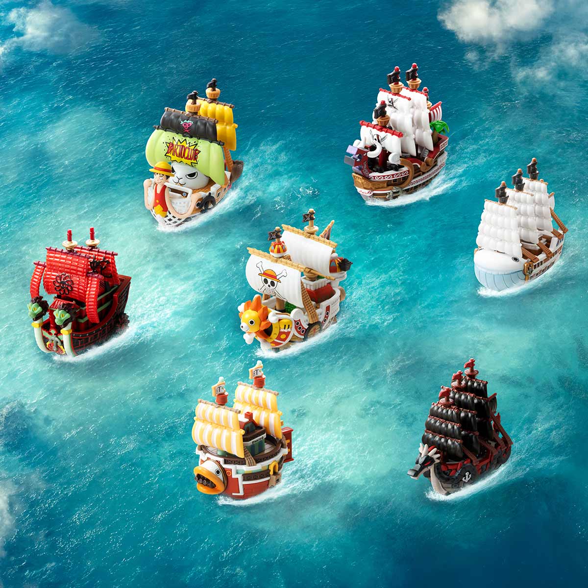 POPMART ONE PIECE - THE GRAND LINE SERIES VEHICLES (1 caja)