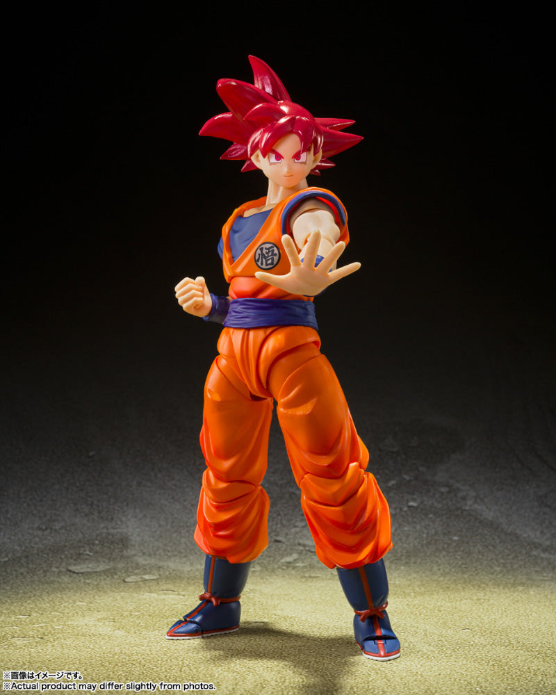 S.H.FIGUARTS DRAGON BALL SUPER SUPER SAIYAN GOD GOKU