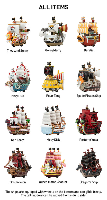 POPMART ONE PIECE - THE GRAND LINE SERIES VEHICLES (1 caja)